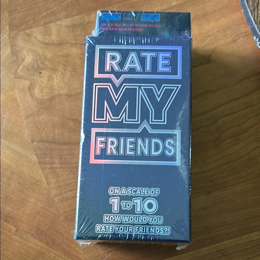 Card Game rate my friends funny